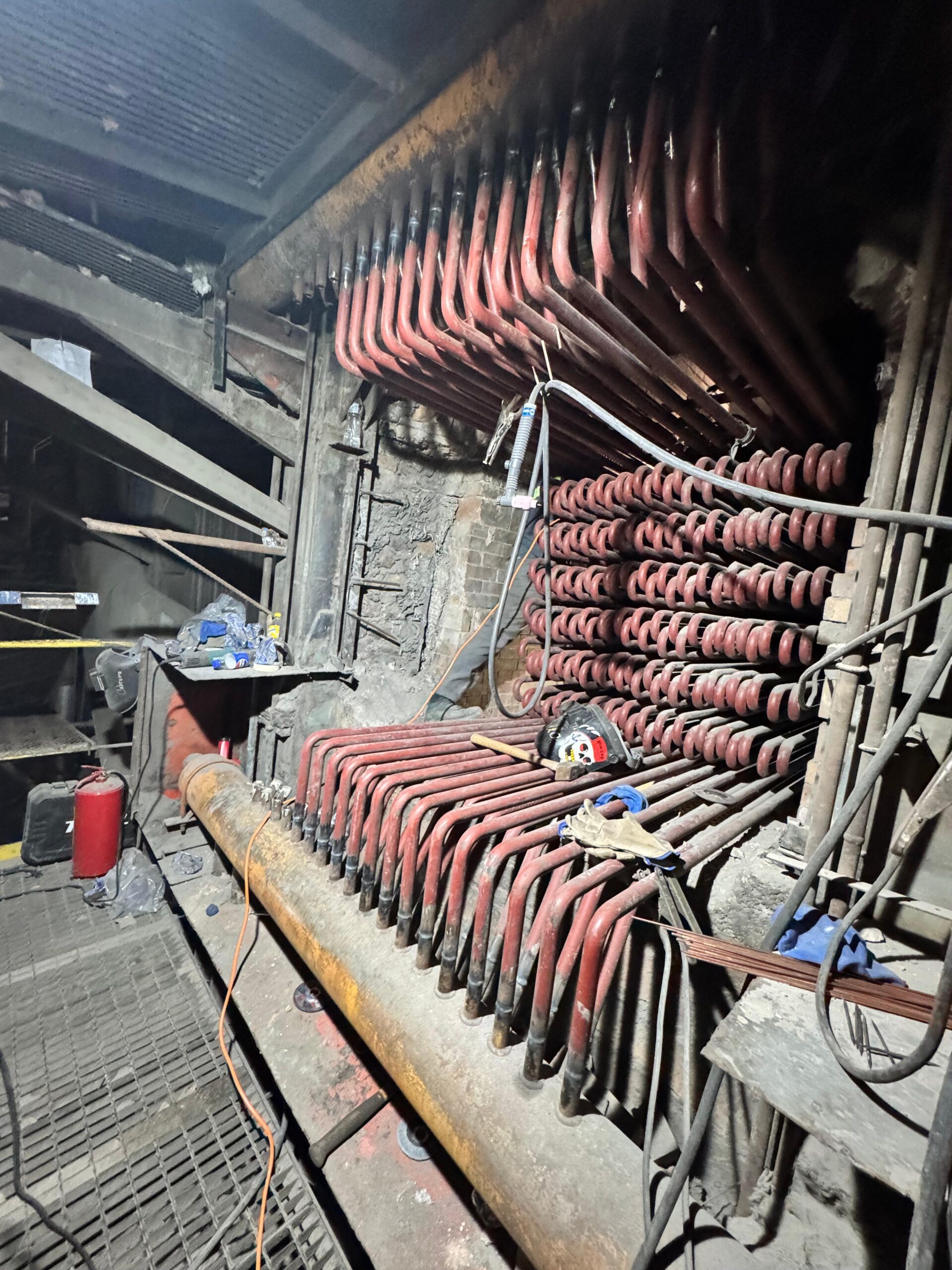 Cambio de economizador de caldera